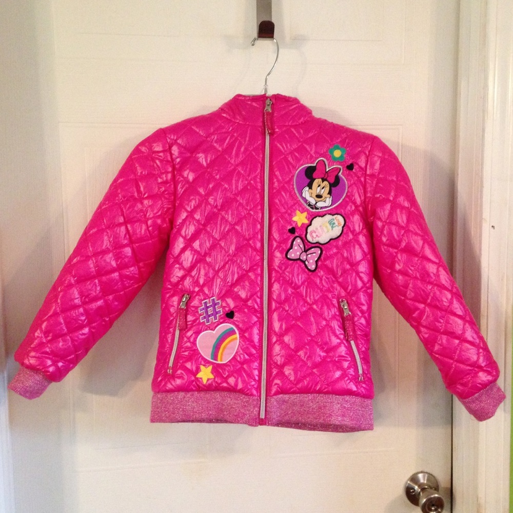 Minnie Mouse Girl's Puffer Jacket | Disney Store